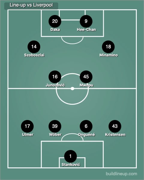 line up vs liverpool