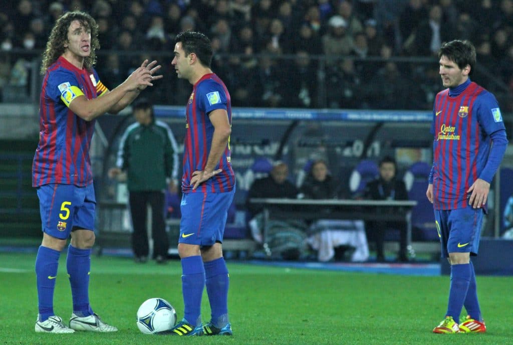 5 big-name transfer targets for Barcelona manager Xavi 1 Puyol Xavi Messi FC Barcelona Team of the Year 2011