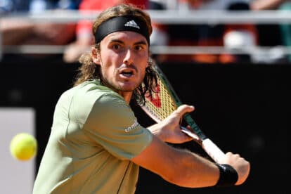 Tsitsipas Goes Five in Round One – Title Chance Over?