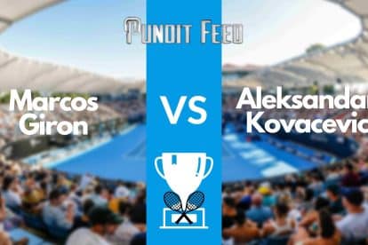 Marcos Giron vs Aleksandar Kovacevic Prediction and Odds: Indian Wells 2023