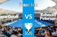 Coco Gauff vs Rebecca Peterson Prediction and Odds: Indian Wells 2023