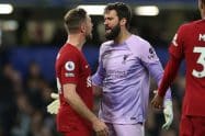 Henderson Row with Alisson Stems from Liverpool ‘Frustration’ with Recent Results