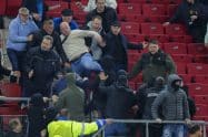 AZ Supporters and West Ham Players Clash After Europa Conference League Semifinal
