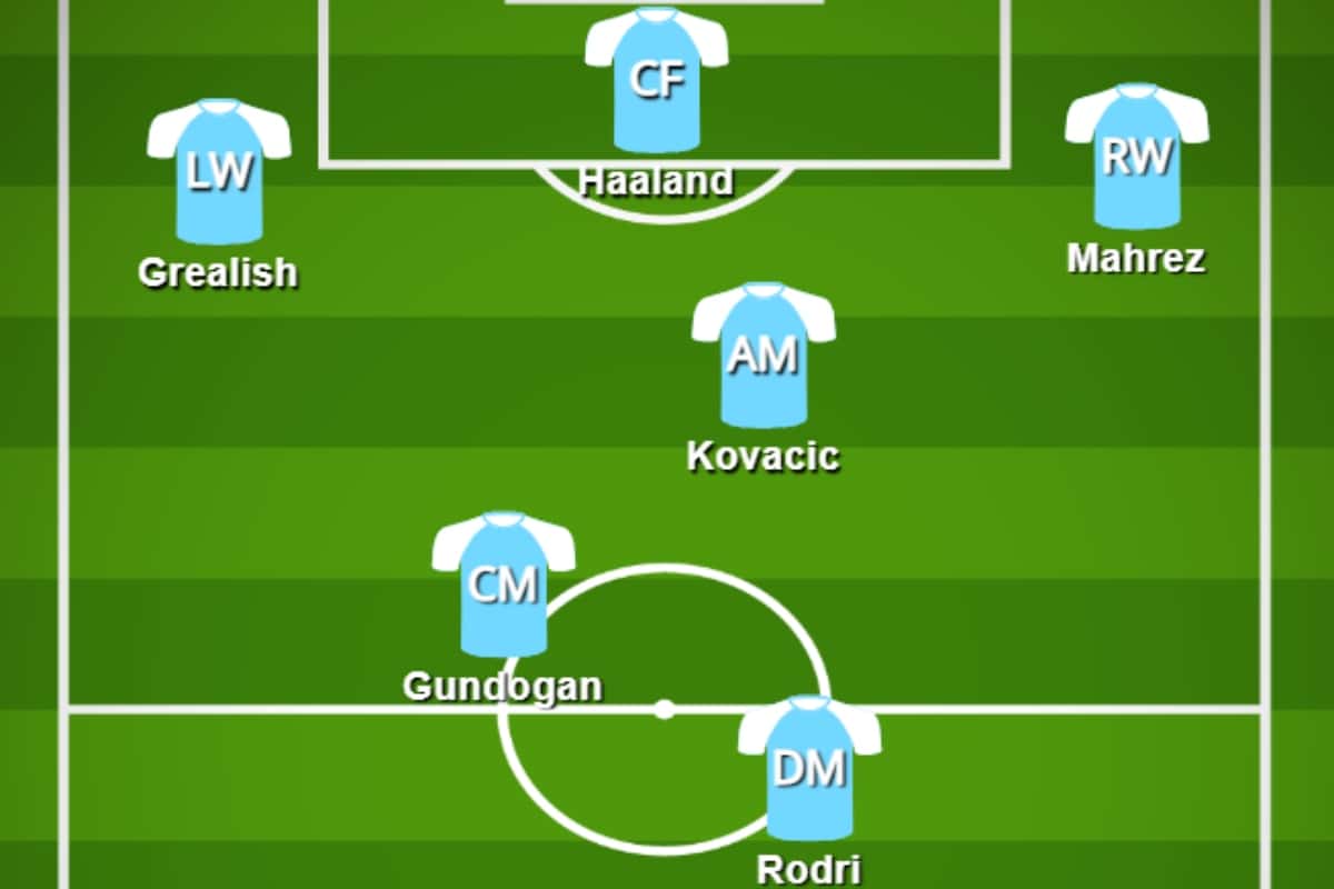 Manchester City Latest: How Manchester City could line up with Mateo Kovacić 4 kovacic in am