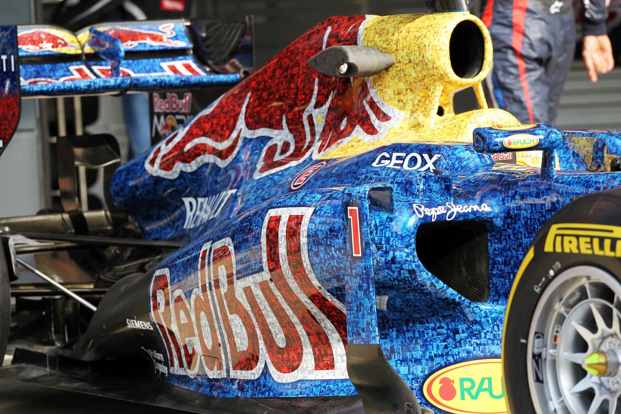 The best special liveries of the past 20 years in Formula 1 2 The second of two special liveries Red Bull has run for Wings for Life