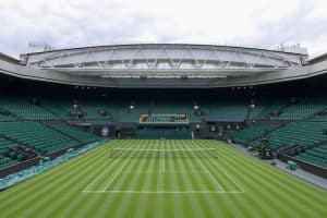 Wimbledon Day 1 Predictions and Order of Play 1 Wimbledon Day 1 predictionsand Croquet Club, London, England: Wimbledon Tennis Tournament Practice Day; Wide view of Centre court