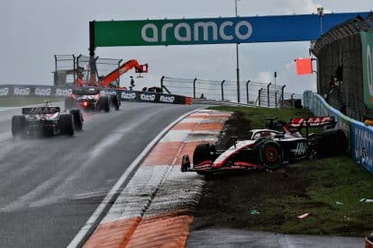Magnussen, Ocon and Lawson suffer Dutch GP FP3 crashes, Zhou spins out