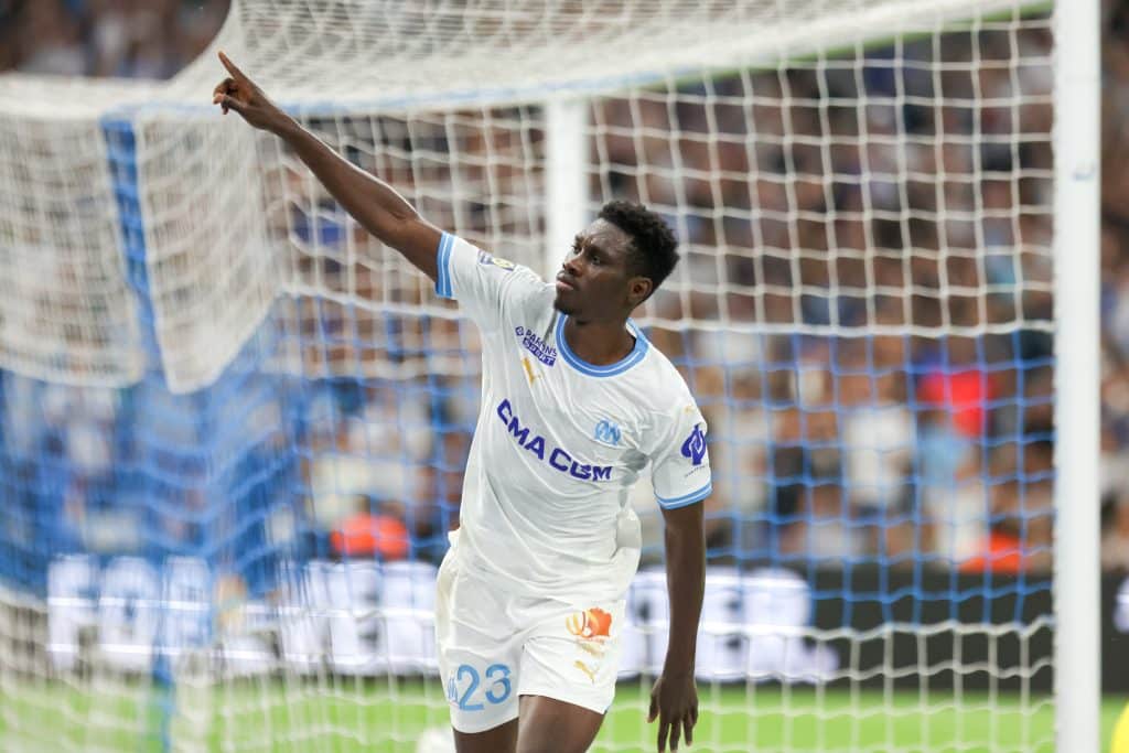 How and where to watch Nantes vs Marseille on TV and livestream 2 Ismaila Sarr celebrates
