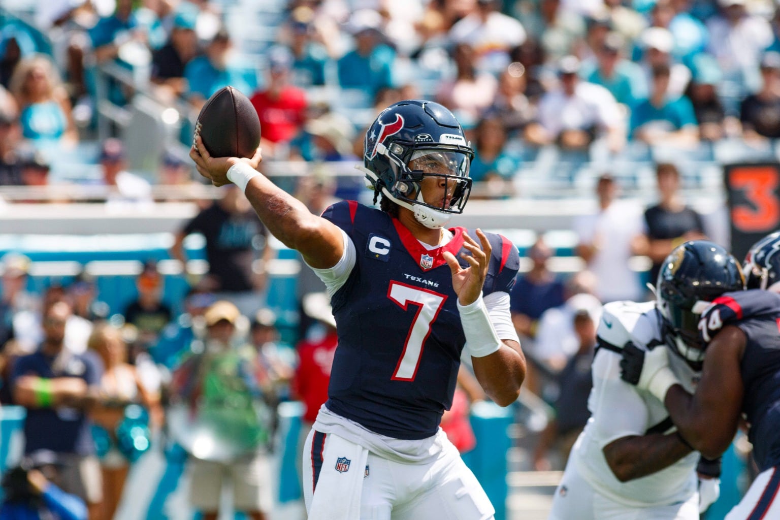 Houston Texans vs Pittsburgh Steelers prediction and odds 1 Houston Texans quarterback C.J. Stroud throws a pass against the Jacksonville Jaguars