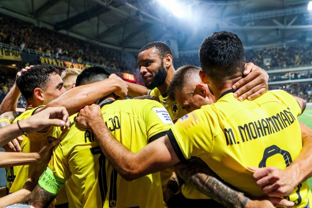 Brighton vs AEK Athens Predicted Lineups: Can Seagulls Extend their Amazing Start? 2 Harold Moukoudi of AEK Athens