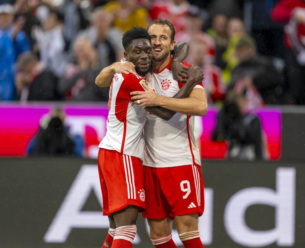 Davies and Kane Bayern Munich