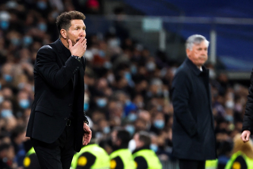 Carlo Ancelotti vs Diego Simeone - Frequent foes meet again in Madrid 1 Carlo Ancelotti vs Diego Simeone