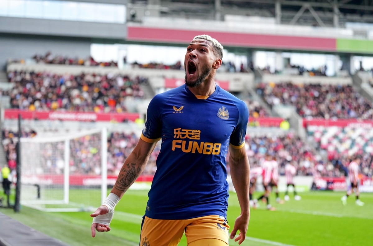 joelinton against brentford