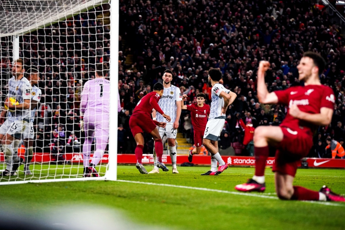 Wolves vs Liverpool H2H: The Reds to face a familiar foe 2 liverpool celebrate vs wolves