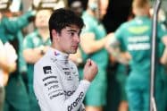 Shoving incident for Stroll in the Aston Martin garage