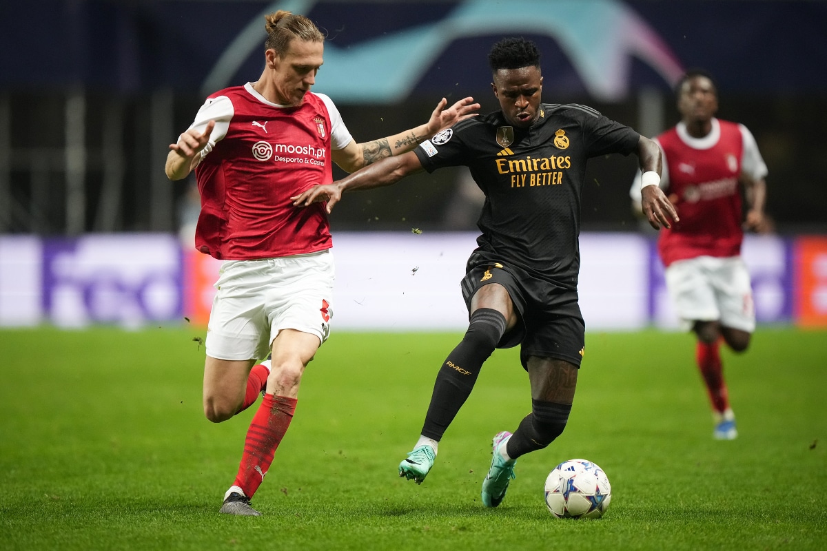 Braga 1-2 Real Madrid player ratings: Vinicius stars as Los Blancos make it 3 wins from 3 1 Vinicius vs Braga