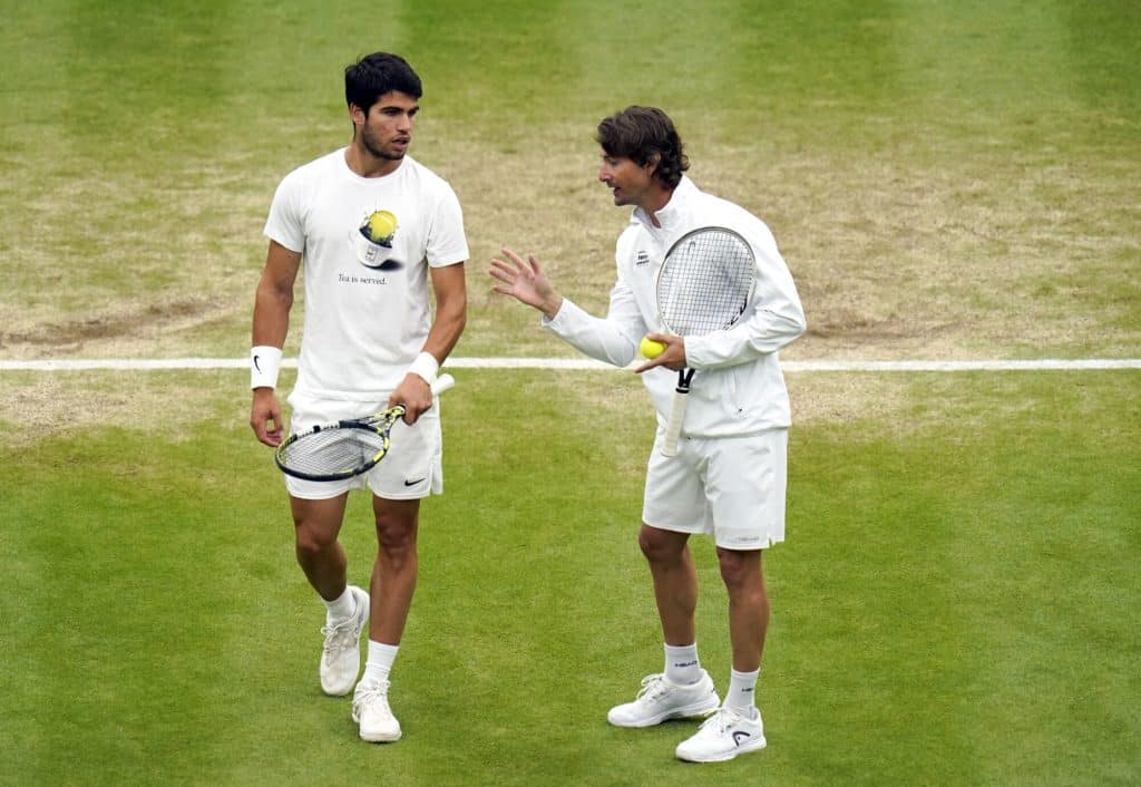 Carlos Alcaraz coach - who is Juan Carlos Ferrero? 3 Ferrero coaching Alcaraz
